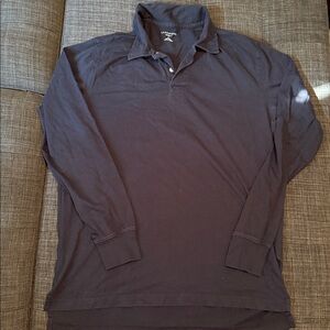 Lands' End Navy Super-T Shirt
